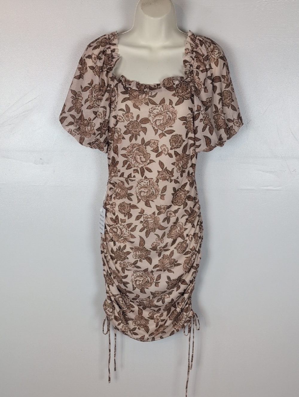 Mia Joy NWT Alyssa Ruched Bodycon Dress